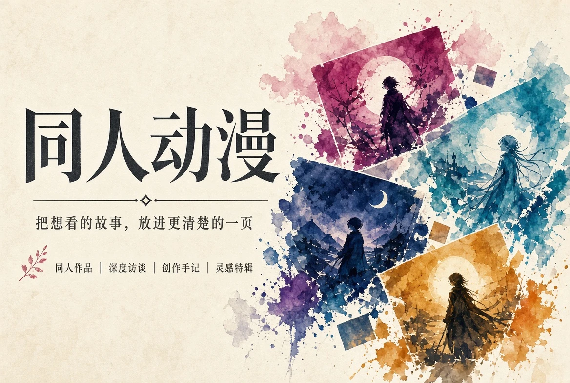 同人动漫首屏画作