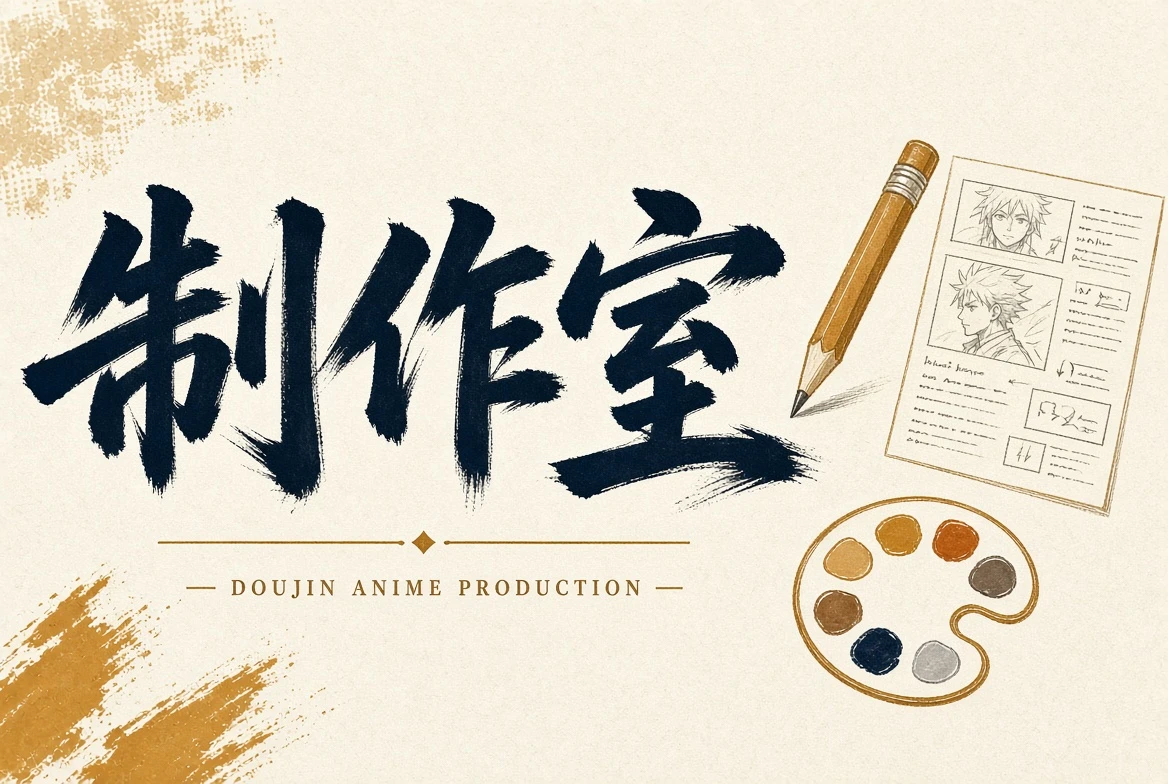 创作档案草图与分镜配图